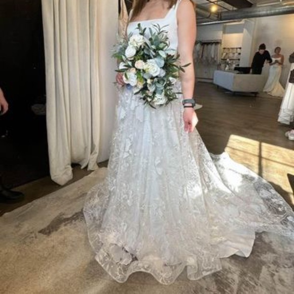 Brand New Rish Bridal Carolina Flowy Wedding Skirt size 6 - Picture 1 of 14